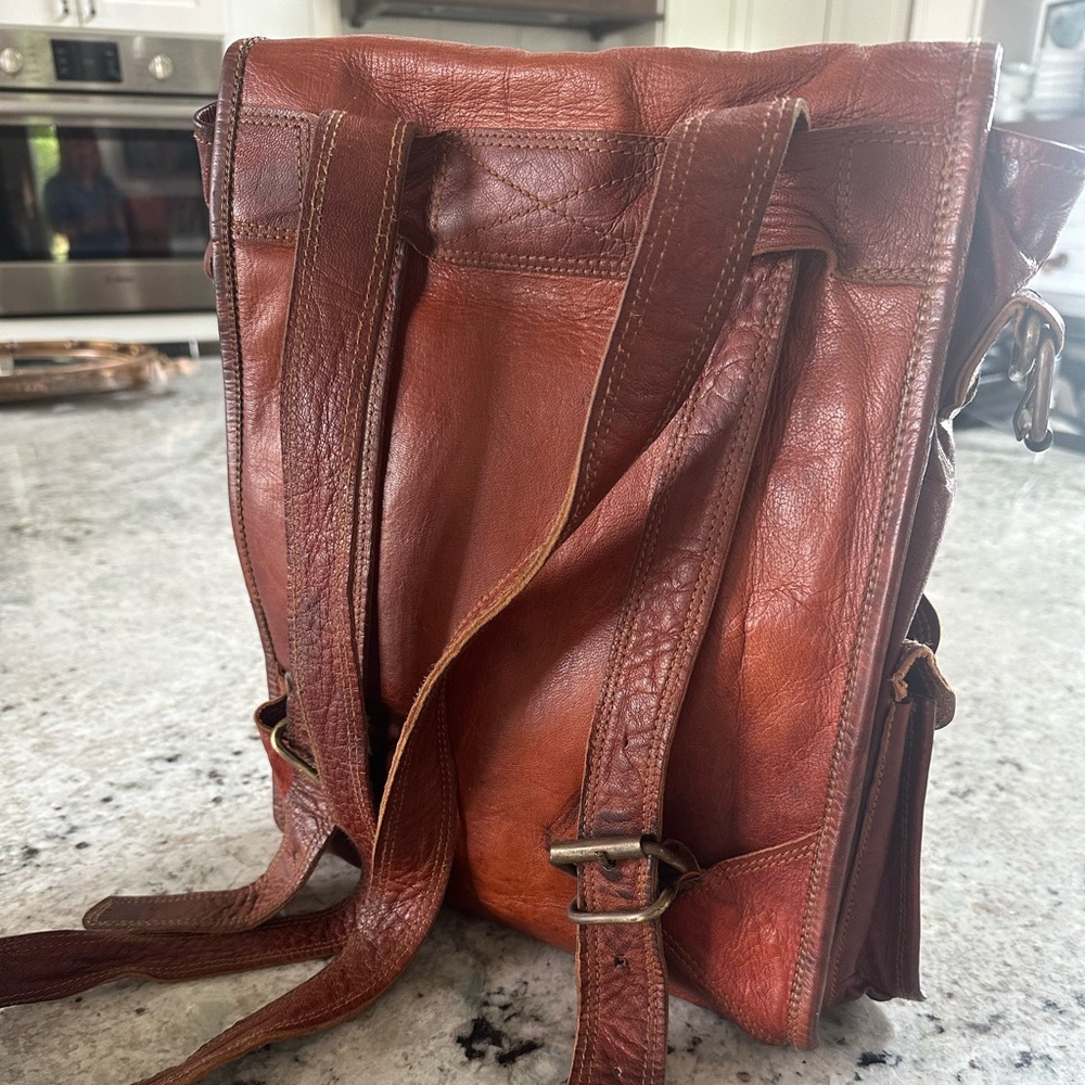 Leather Backpack/Crossbody